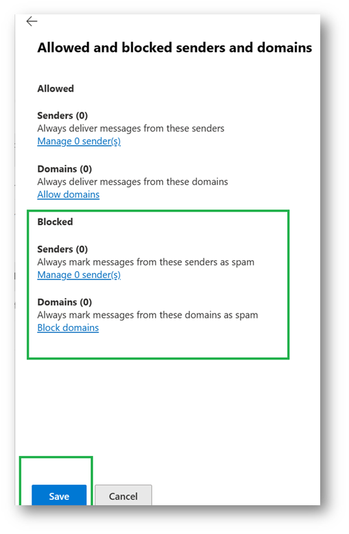 how to delete spam emails in outlook365
