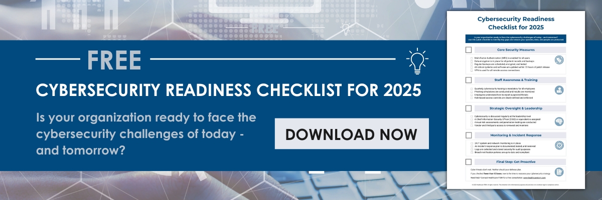 Cybersecurity Readiness Checklist for 2025